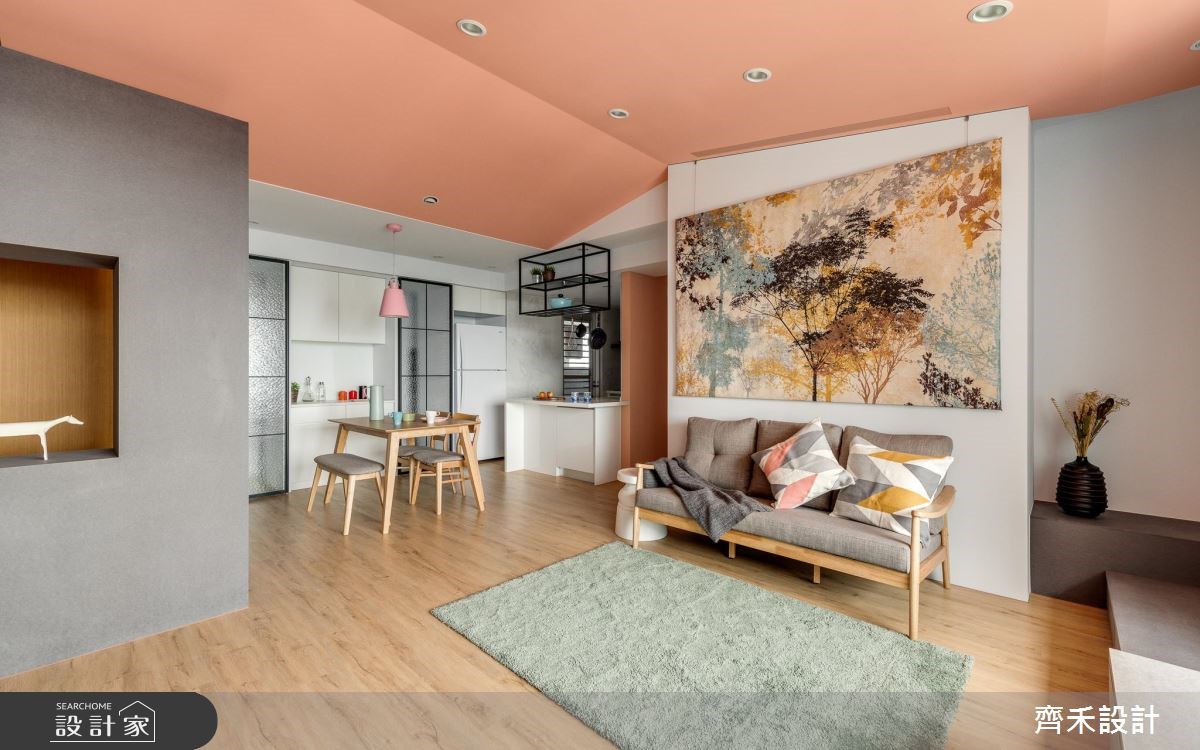 35坪新成屋(5年以下)＿休閒風客廳案例圖片＿齊禾設計有限公司＿齊禾_20之8