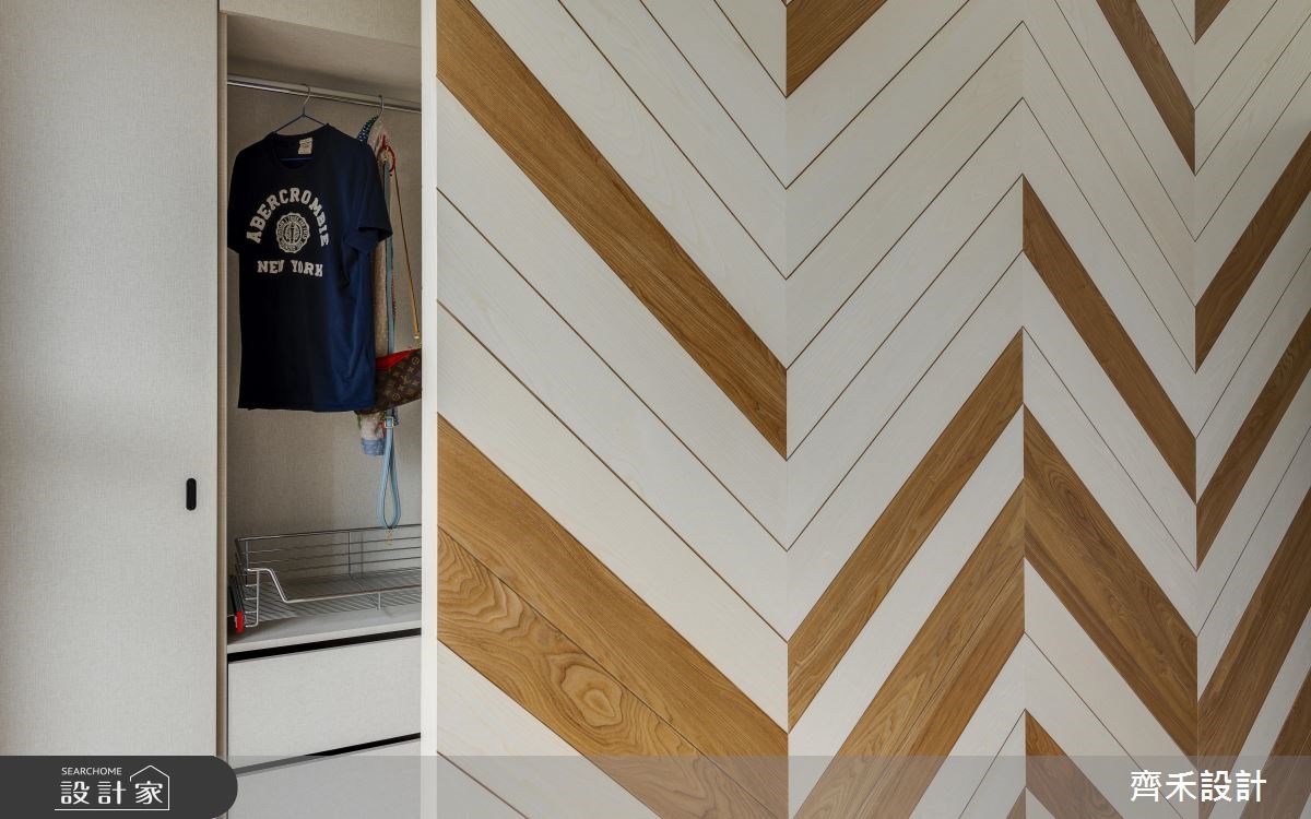 40坪新成屋(5年以下)＿混搭風更衣間案例圖片＿齊禾設計有限公司＿齊禾_21之13