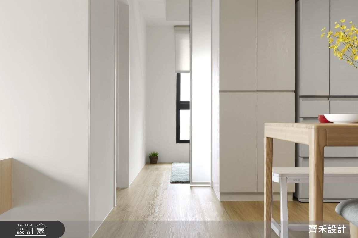 24坪新成屋(5年以下)＿簡約風走廊案例圖片＿齊禾設計有限公司＿齊禾_22之9