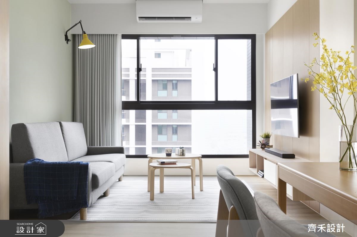 24坪新成屋(5年以下)＿簡約風客廳案例圖片＿齊禾設計有限公司＿齊禾_22之3