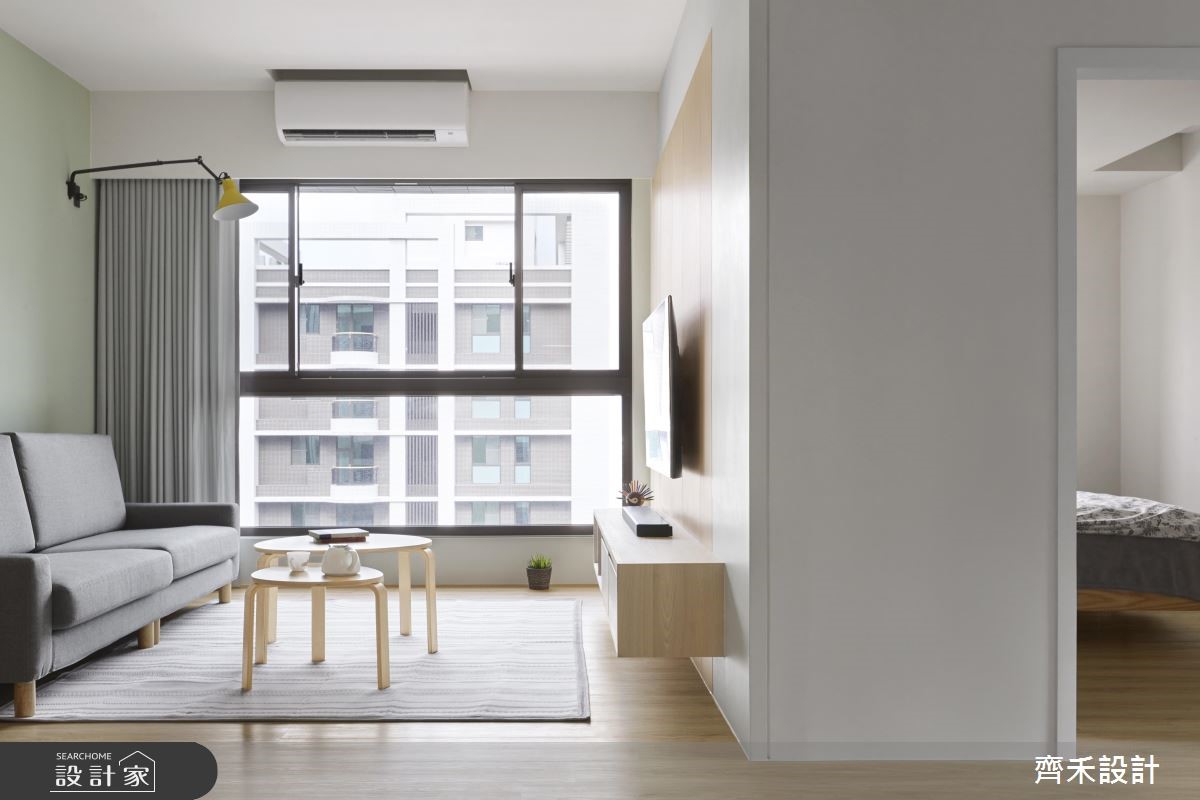 24坪新成屋(5年以下)＿簡約風客廳案例圖片＿齊禾設計有限公司＿齊禾_22之4