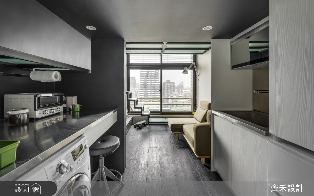 5坪老屋(16~30年)＿工業風廚房案例圖片＿齊禾設計有限公司＿齊禾_27之1