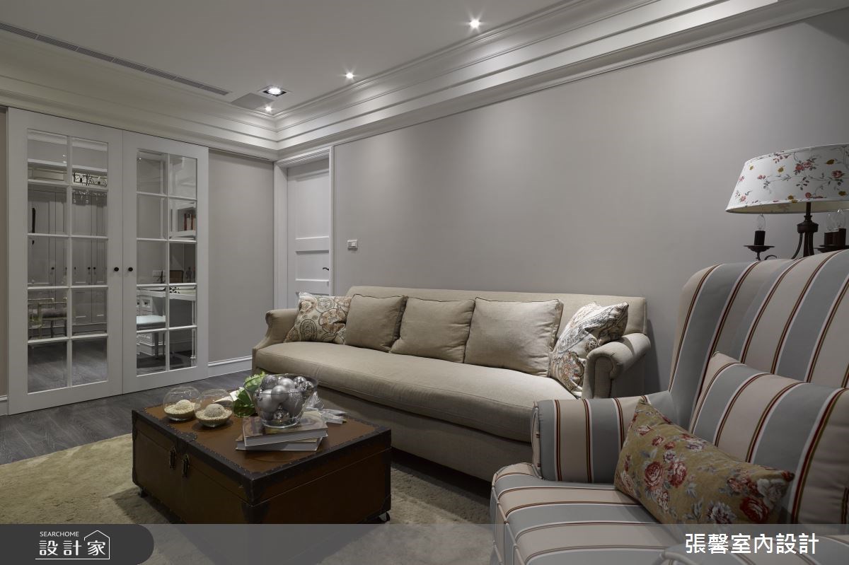 34坪新成屋(5年以下)＿美式風客廳案例圖片＿瀚美室內設計＿張馨_01之5