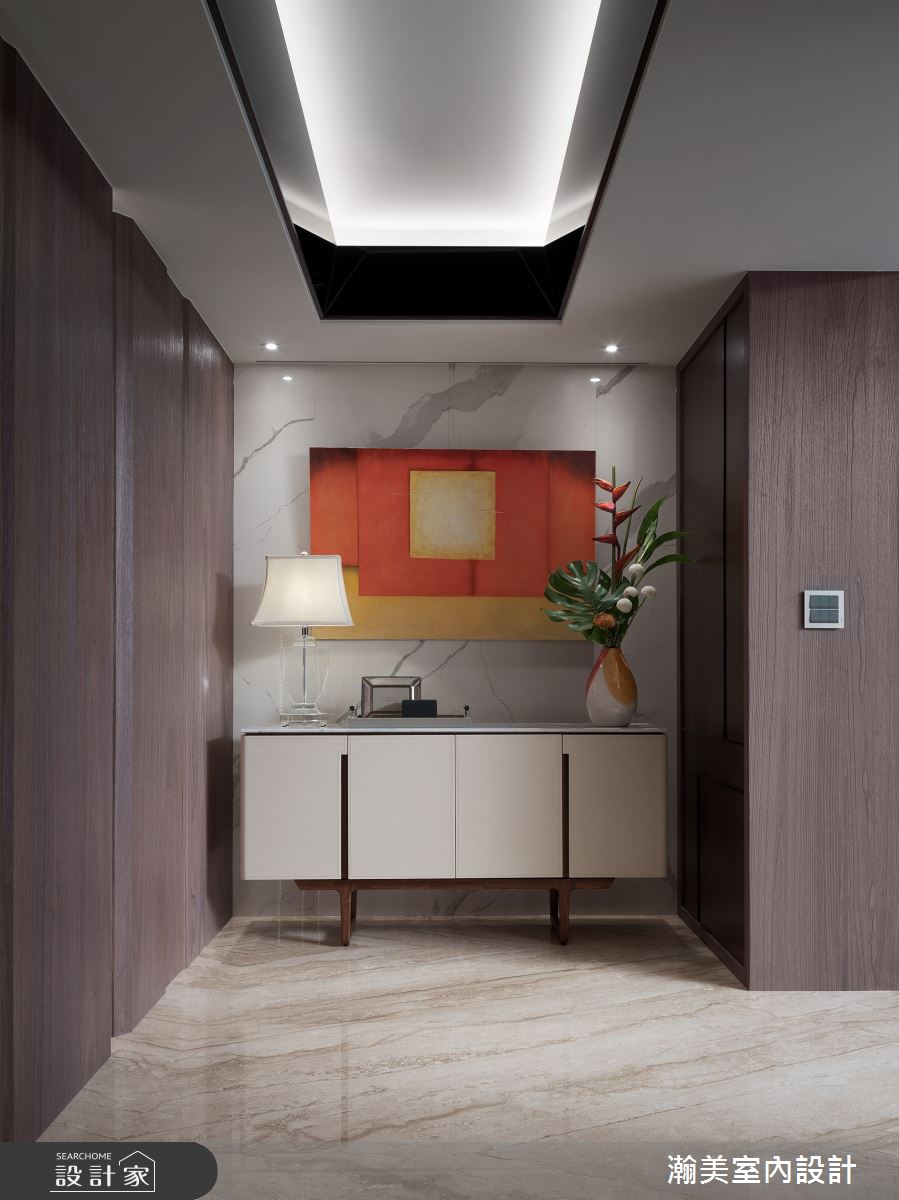 60坪新成屋(5年以下)＿混搭風玄關案例圖片＿瀚美室內設計＿瀚美_現代x美式的理想交織之1