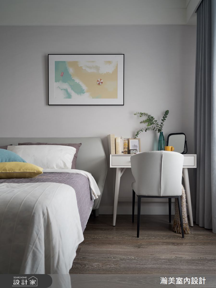 60坪新成屋(5年以下)＿混搭風臥室案例圖片＿瀚美室內設計＿瀚美_現代x美式的理想交織之19