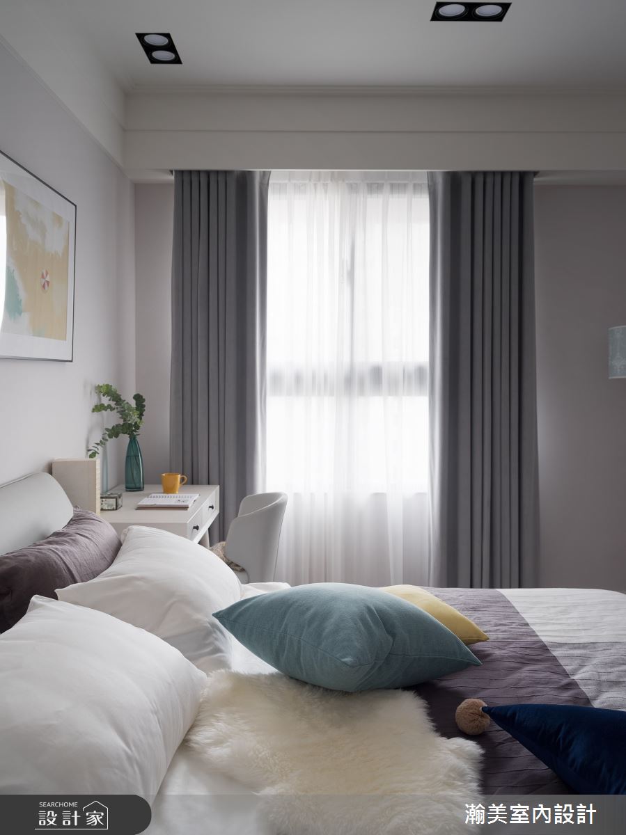 60坪新成屋(5年以下)＿混搭風臥室案例圖片＿瀚美室內設計＿瀚美_現代x美式的理想交織之20