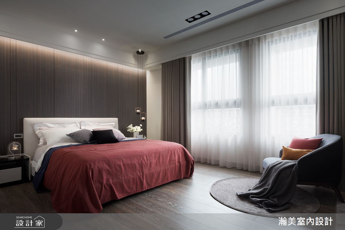 60坪新成屋(5年以下)＿混搭風臥室案例圖片＿瀚美室內設計＿瀚美_現代x美式的理想交織之23