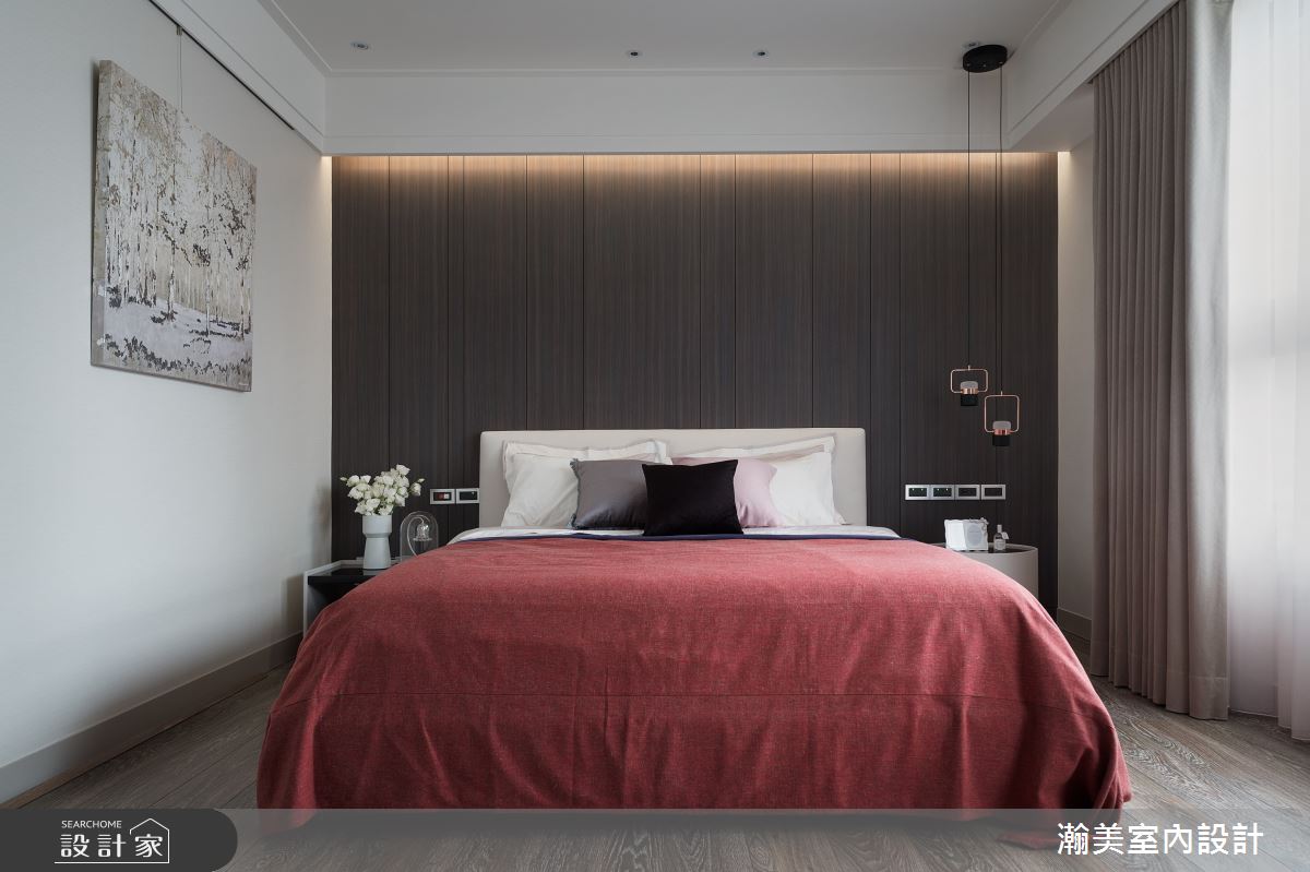 60坪新成屋(5年以下)＿混搭風臥室案例圖片＿瀚美室內設計＿瀚美_現代x美式的理想交織之24