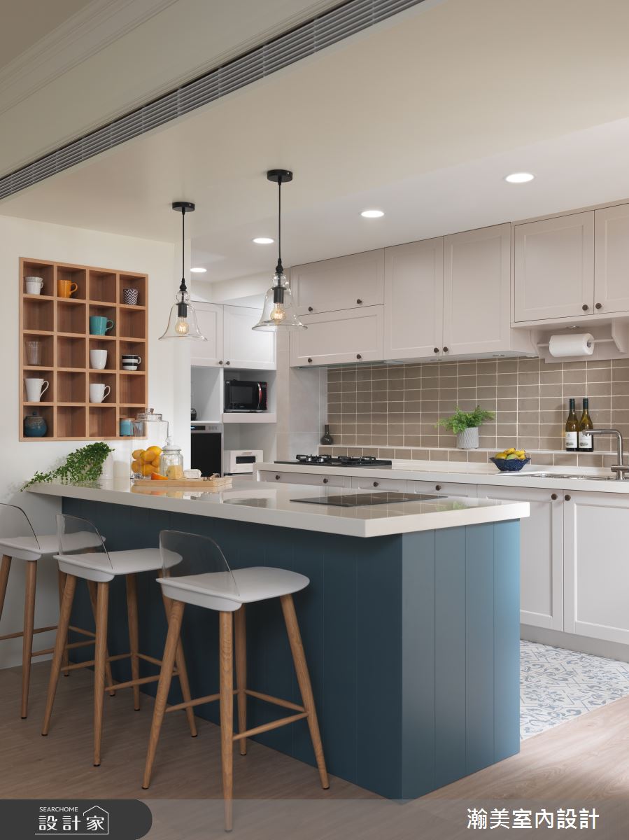 34坪新成屋(5年以下)＿北歐風吧檯案例圖片＿瀚美室內設計＿瀚美_我有個北歐夢之9