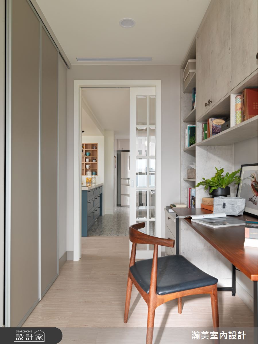 34坪新成屋(5年以下)＿北歐風書房案例圖片＿瀚美室內設計＿瀚美_我有個北歐夢之10