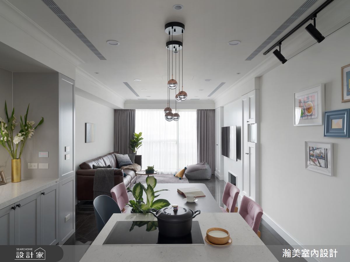 毛胚屋＿現代風餐廳案例圖片＿瀚美室內設計＿瀚美_美式の小清新之2