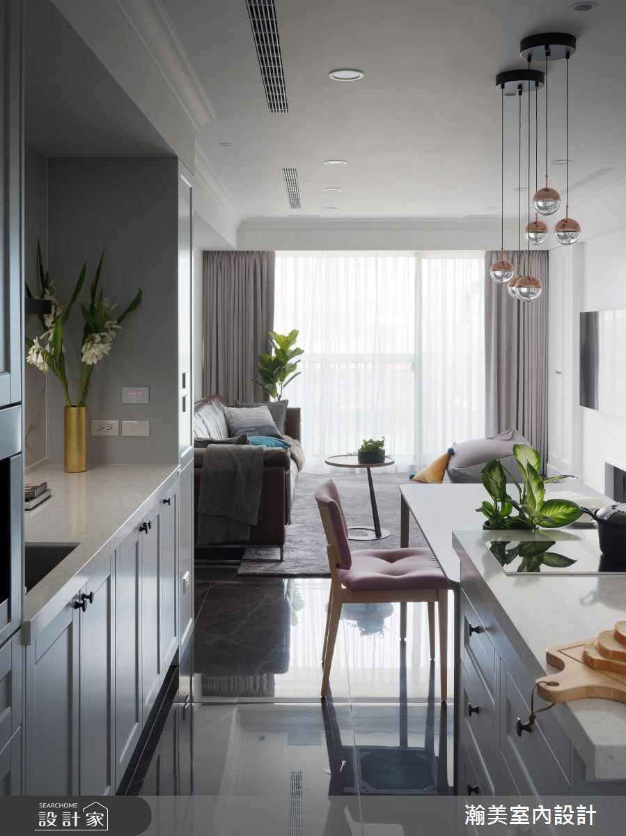 毛胚屋＿現代風餐廳案例圖片＿瀚美室內設計＿瀚美_美式の小清新之3