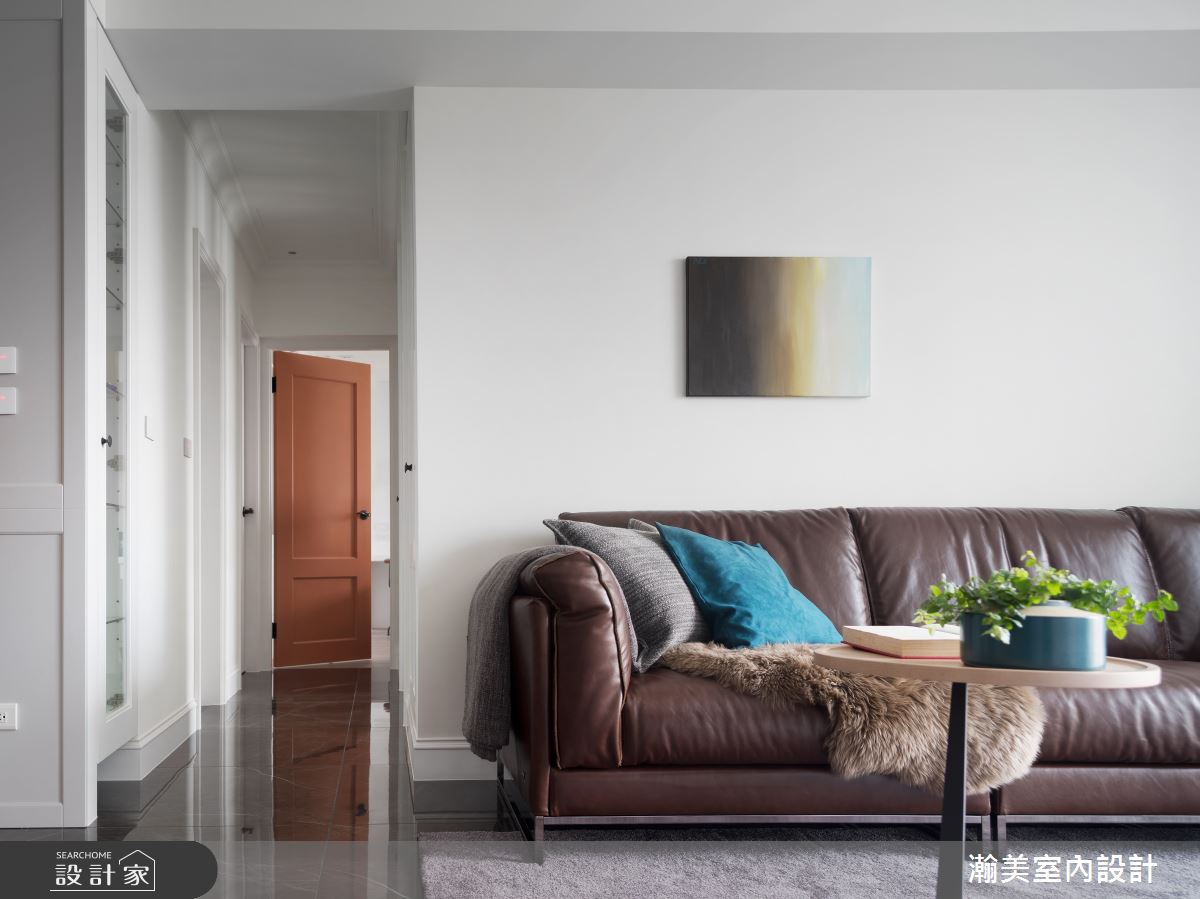 毛胚屋＿現代風客廳案例圖片＿瀚美室內設計＿瀚美_美式の小清新之7