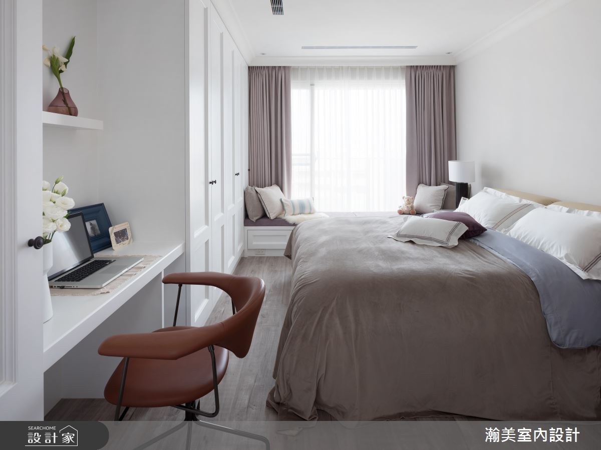 毛胚屋＿現代風臥室案例圖片＿瀚美室內設計＿瀚美_美式の小清新之9