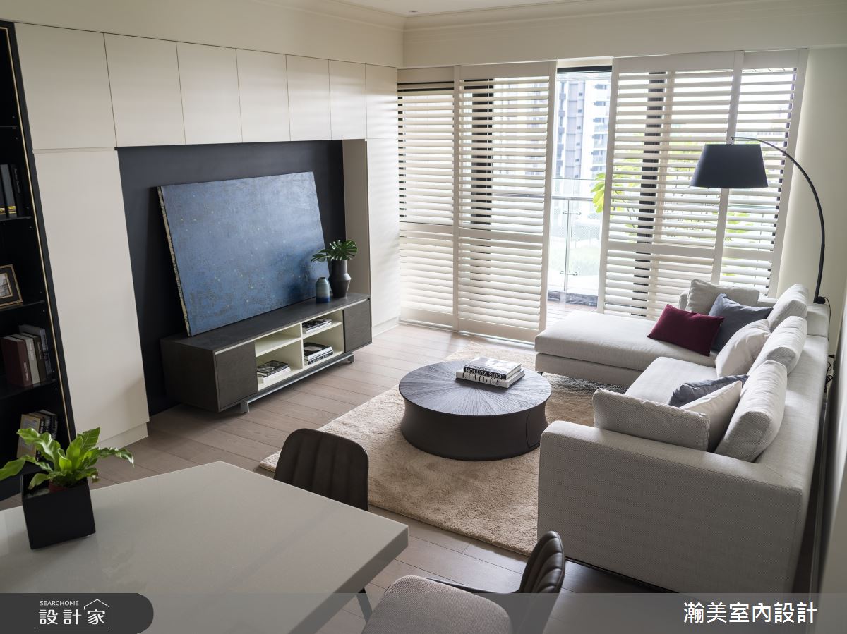 27坪毛胚屋＿混搭風客廳案例圖片＿瀚美室內設計＿瀚美_音樂之家之4