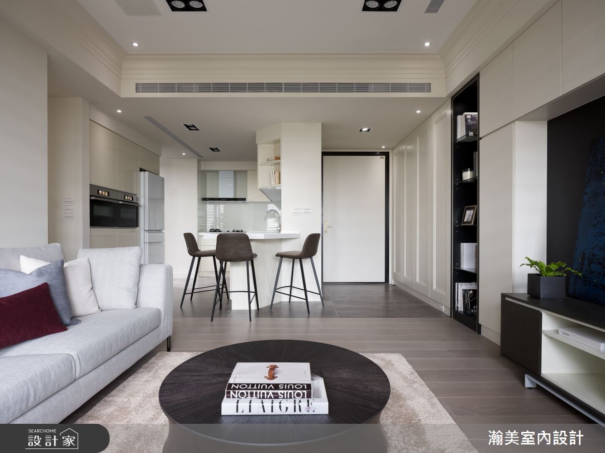 27坪毛胚屋＿混搭風客廳案例圖片＿瀚美室內設計＿瀚美_音樂之家之6