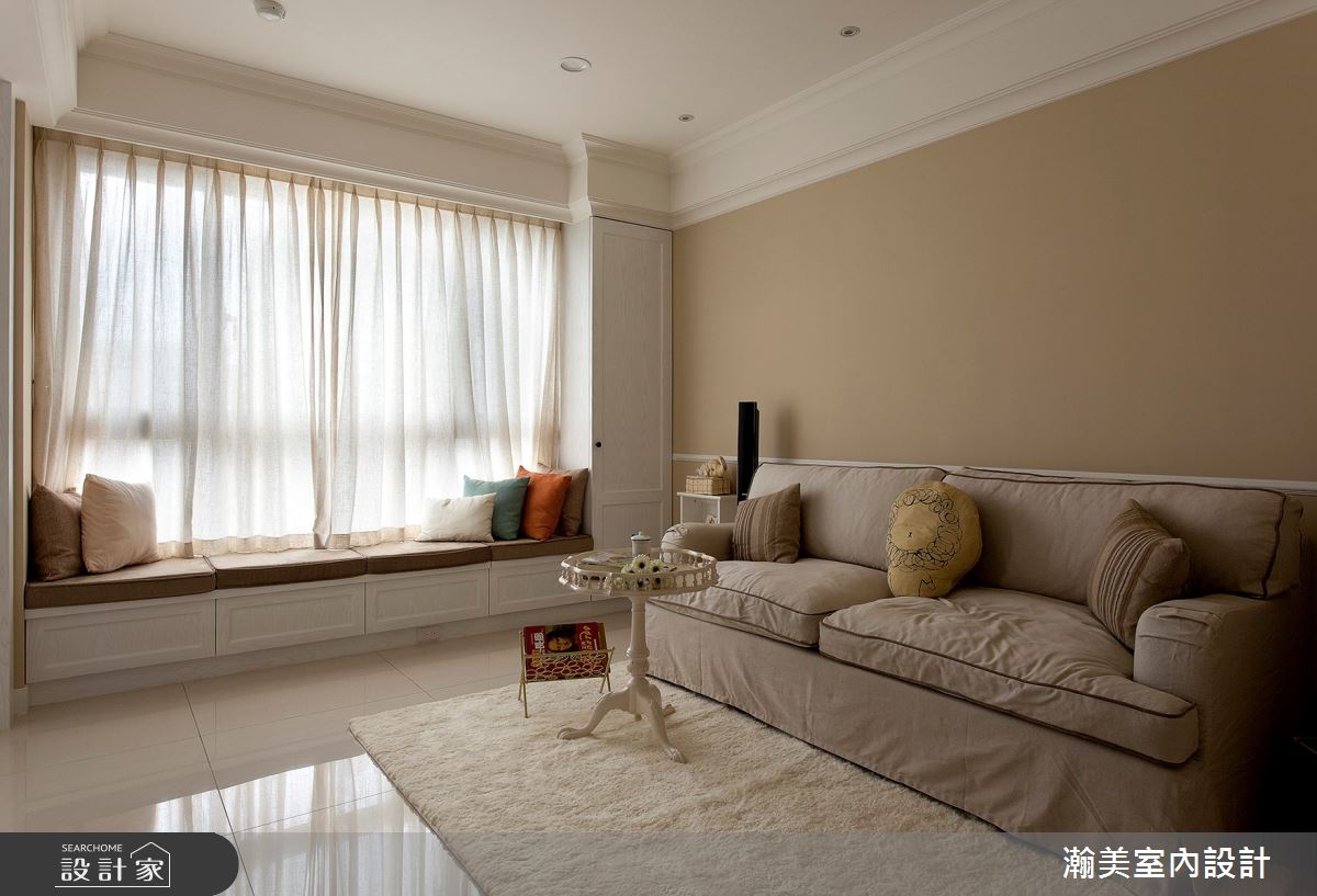 29坪新成屋(5年以下)＿美式風客廳案例圖片＿瀚美室內設計＿瀚美_與貓的奇幻童話之2