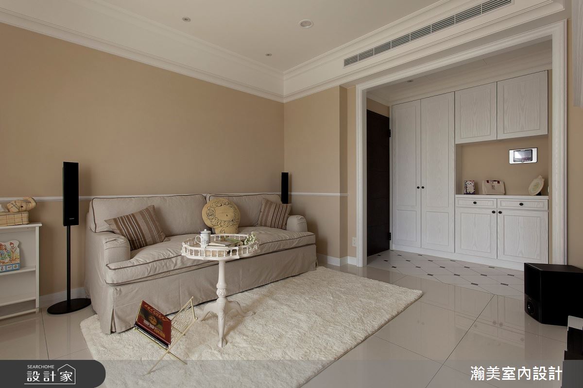 29坪新成屋(5年以下)＿美式風客廳案例圖片＿瀚美室內設計＿瀚美_與貓的奇幻童話之3
