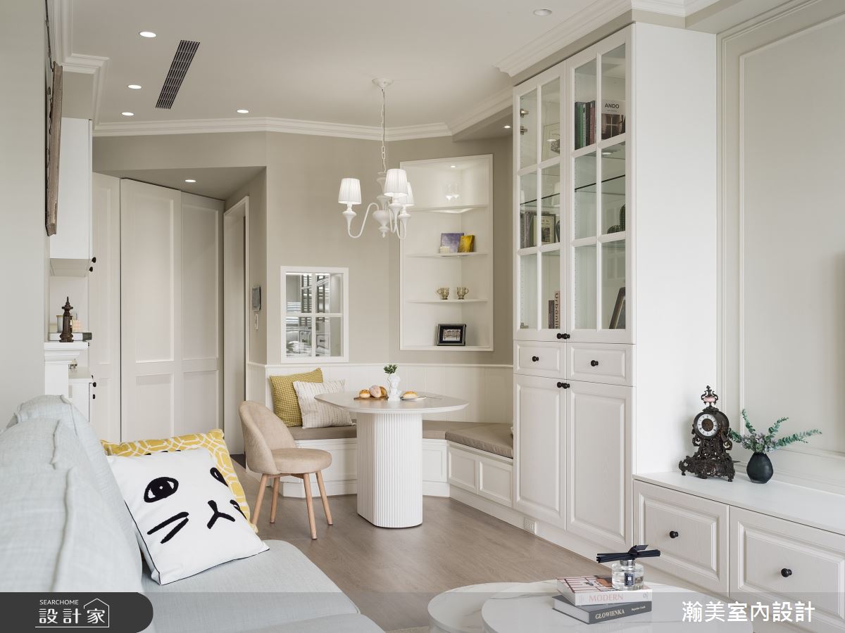 32坪預售屋＿美式風客廳餐廳案例圖片＿瀚美室內設計＿瀚美_唯美時光之9