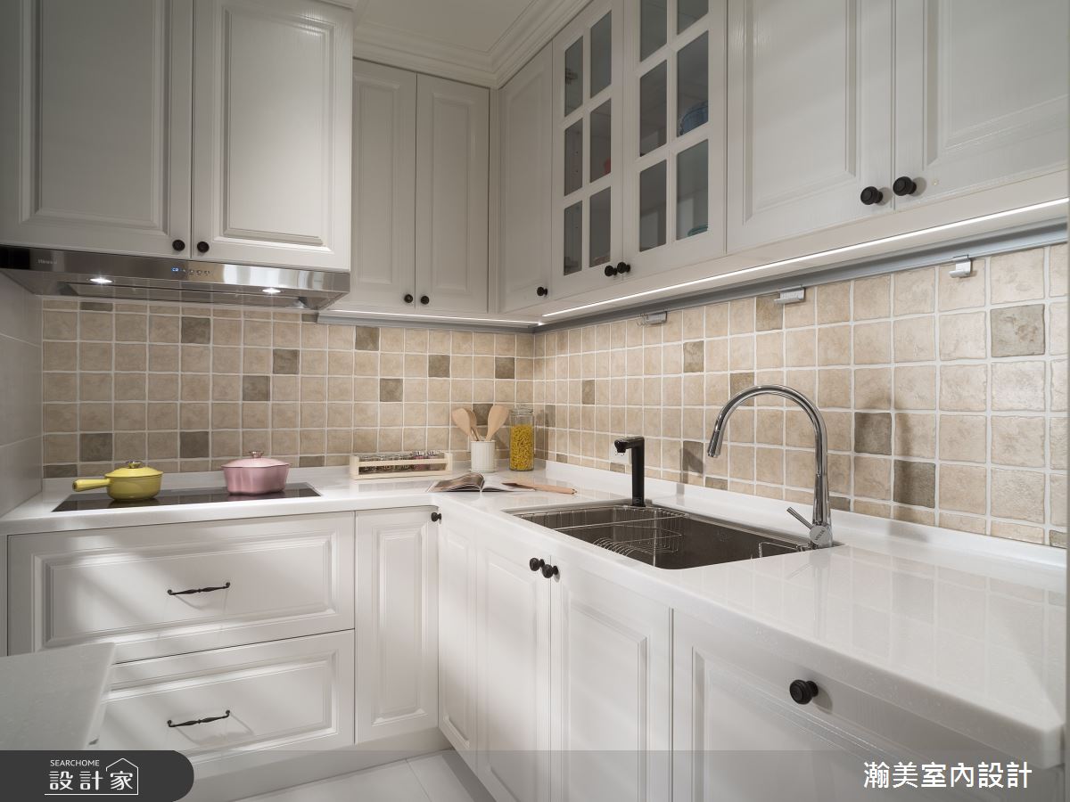 32坪預售屋＿美式風廚房案例圖片＿瀚美室內設計＿瀚美_唯美時光之12
