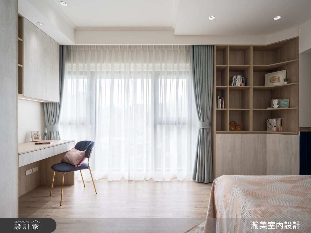 60坪新成屋(5年以下)＿美式風臥室案例圖片＿瀚美室內設計＿瀚美_裸心納景之21