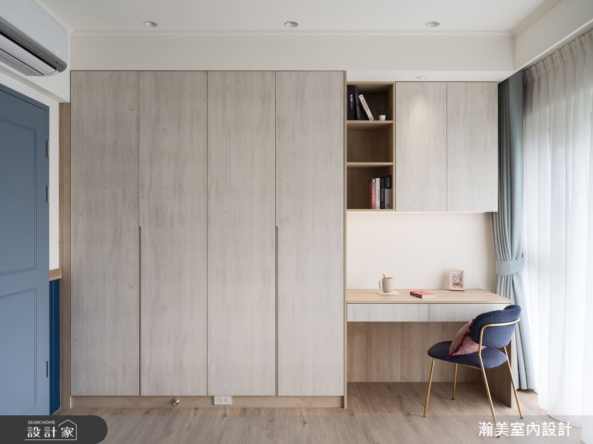 60坪新成屋(5年以下)＿美式風臥室案例圖片＿瀚美室內設計＿瀚美_裸心納景之22