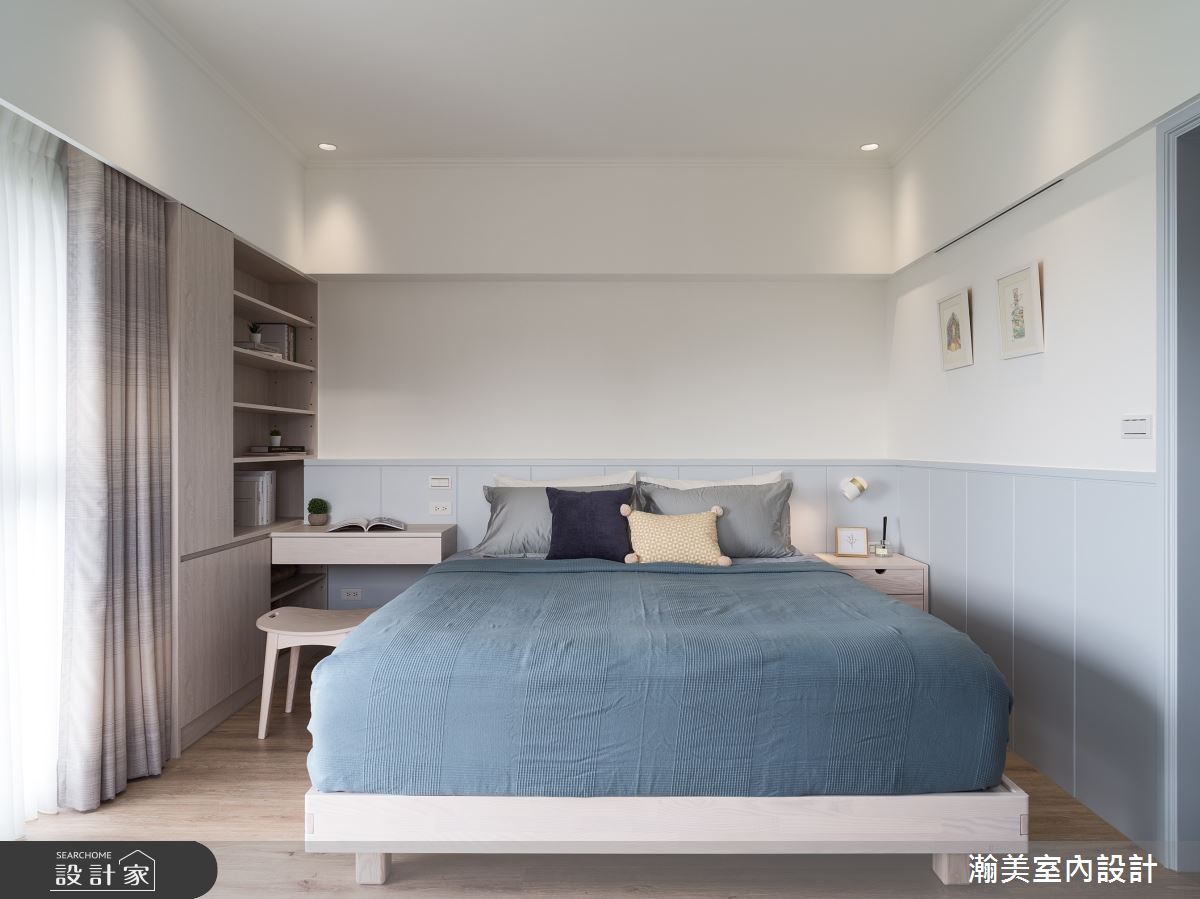 60坪新成屋(5年以下)＿美式風臥室案例圖片＿瀚美室內設計＿瀚美_裸心納景之16
