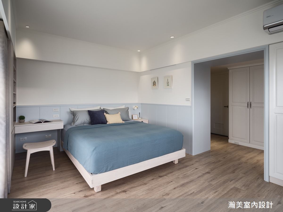 60坪新成屋(5年以下)＿美式風臥室案例圖片＿瀚美室內設計＿瀚美_裸心納景之17