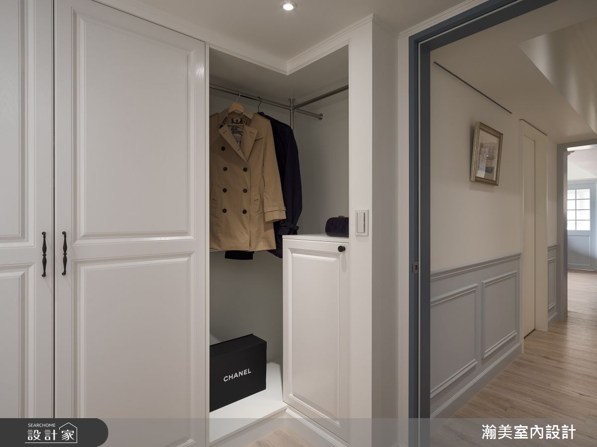 60坪新成屋(5年以下)＿美式風臥室更衣間案例圖片＿瀚美室內設計＿瀚美_裸心納景之15