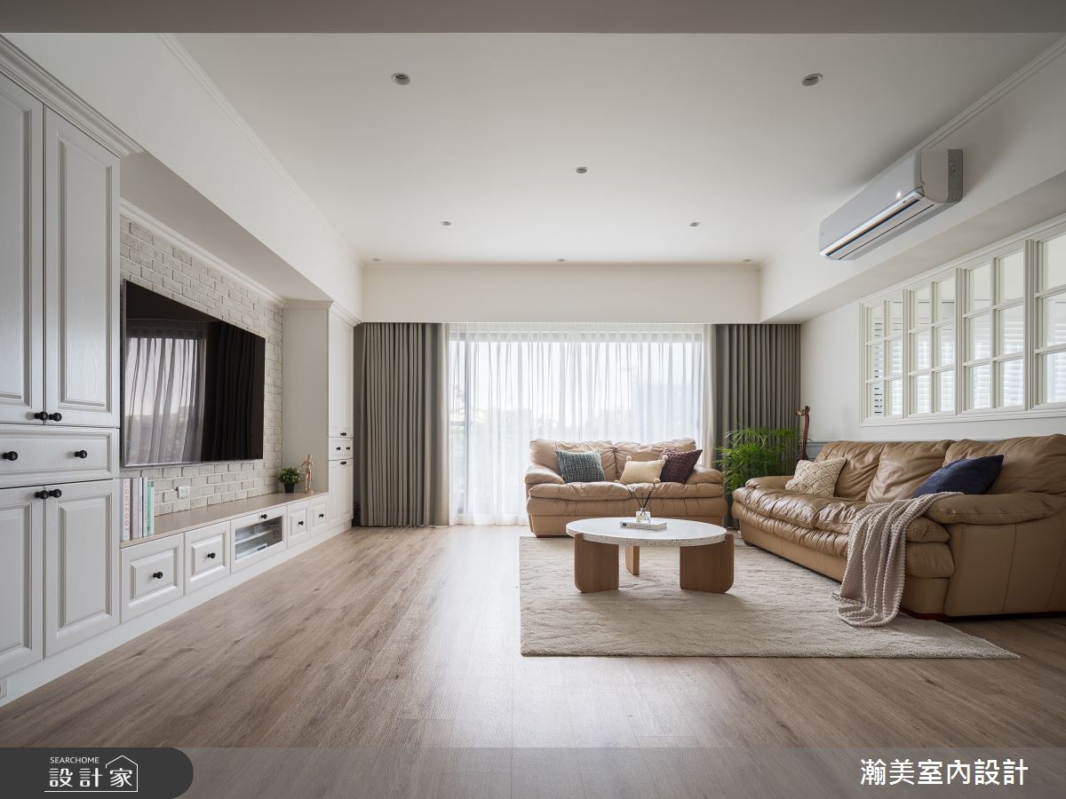60坪新成屋(5年以下)＿美式風客廳案例圖片＿瀚美室內設計＿瀚美_裸心納景之9