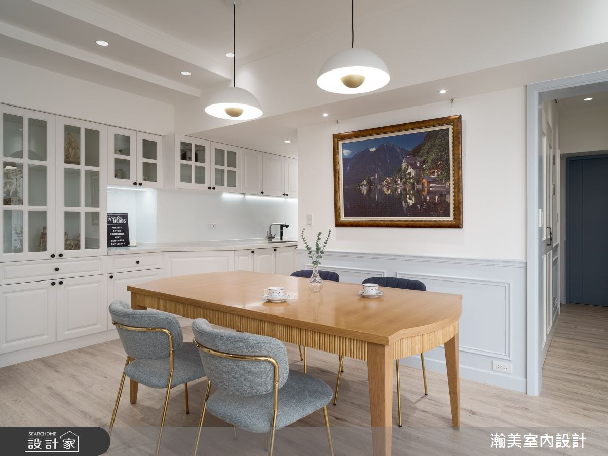 60坪新成屋(5年以下)＿美式風餐廳案例圖片＿瀚美室內設計＿瀚美_裸心納景之5