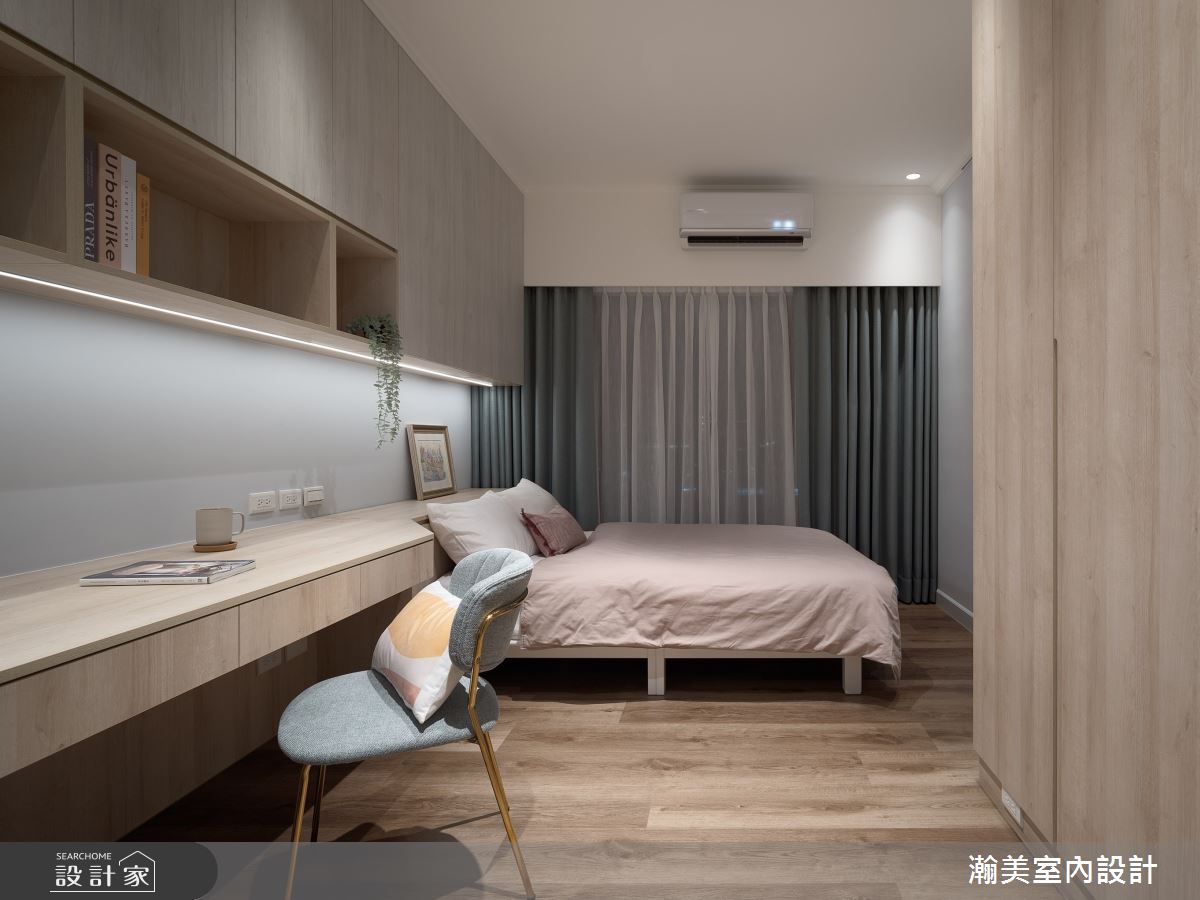 60坪新成屋(5年以下)＿美式風臥室案例圖片＿瀚美室內設計＿瀚美_裸心納景之26