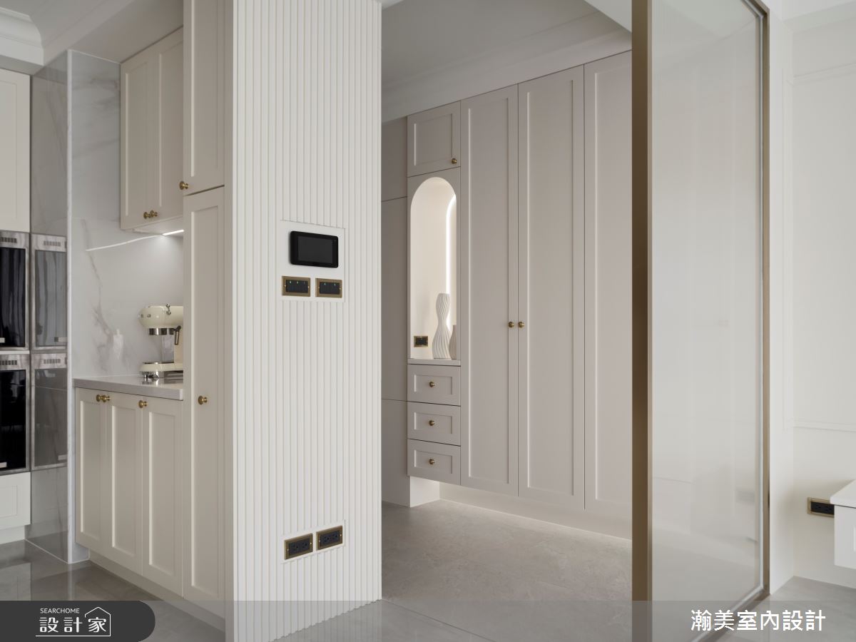 新成屋(5年以下)＿美式風玄關案例圖片＿瀚美室內設計＿瀚美_理想中的法式輕奢之4