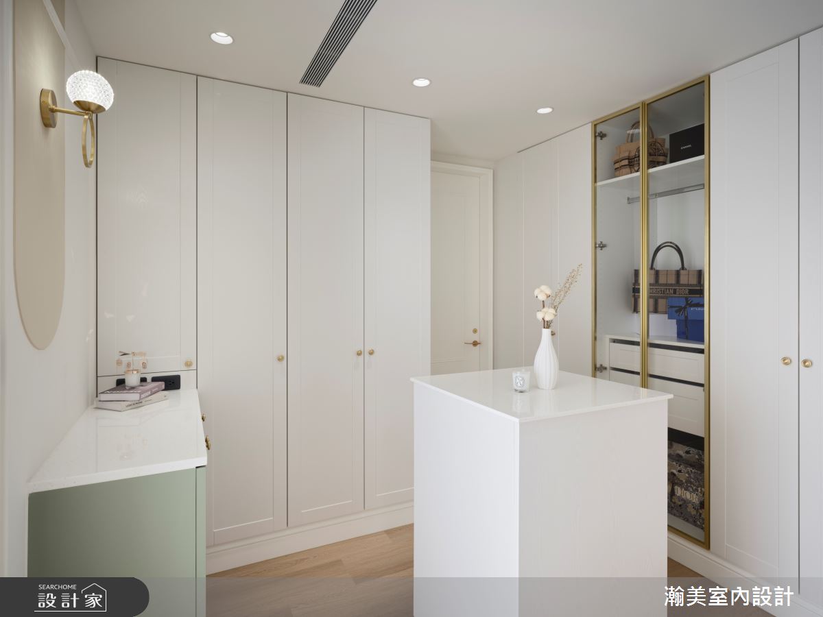 新成屋(5年以下)＿美式風更衣間案例圖片＿瀚美室內設計＿瀚美_理想中的法式輕奢之20