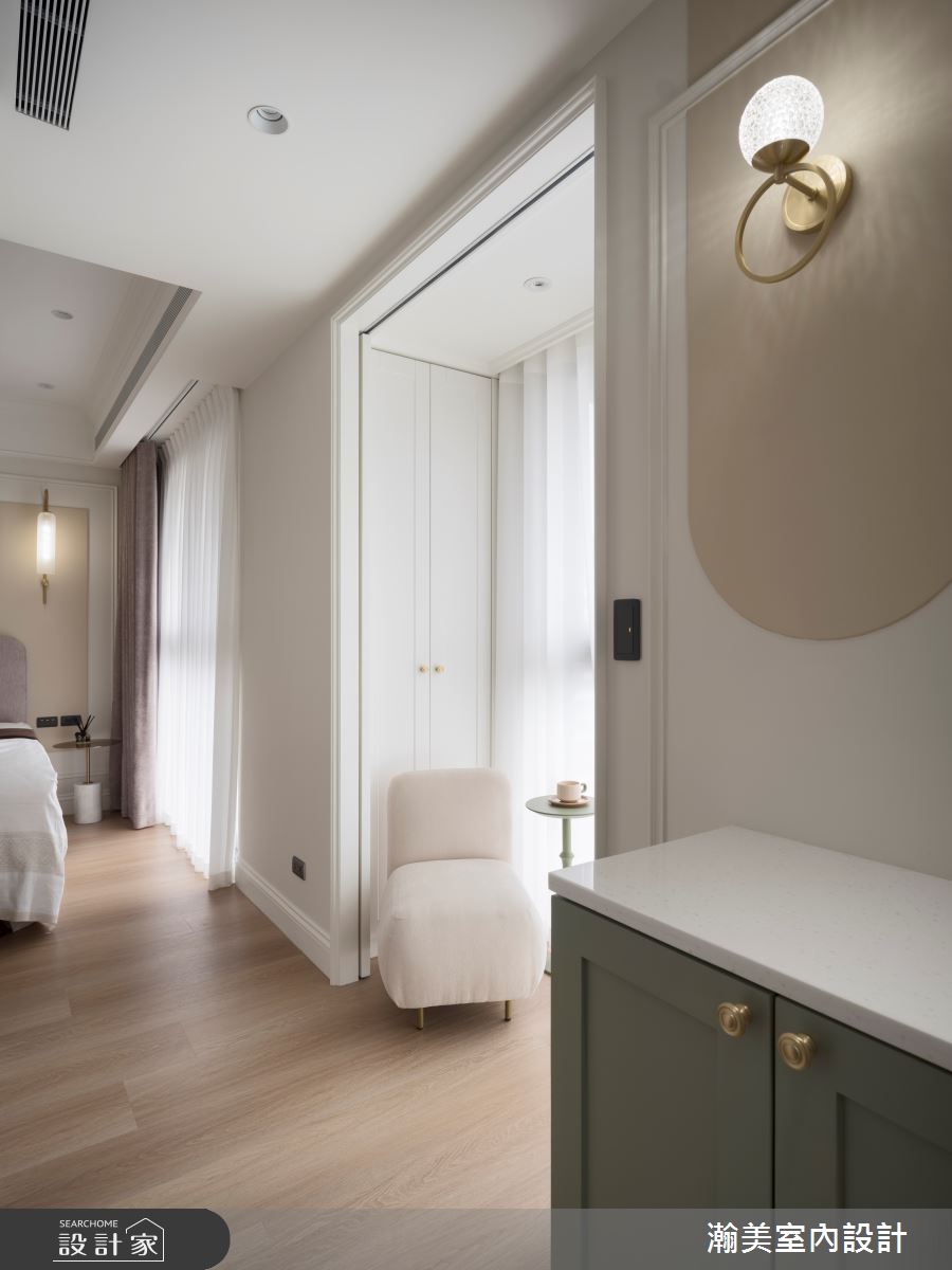 新成屋(5年以下)＿美式風臥室案例圖片＿瀚美室內設計＿瀚美_理想中的法式輕奢之17