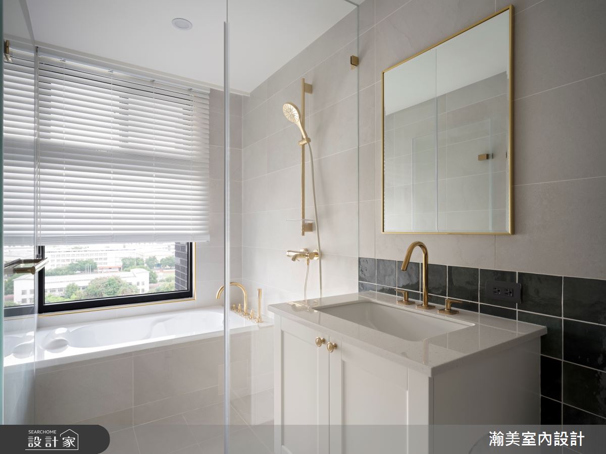 新成屋(5年以下)＿美式風浴室案例圖片＿瀚美室內設計＿瀚美_理想中的法式輕奢之21