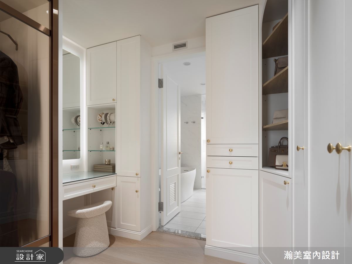 49坪毛胚屋＿休閒美式風更衣間浴室案例圖片＿瀚美室內設計＿瀚美_漢普頓風情之17