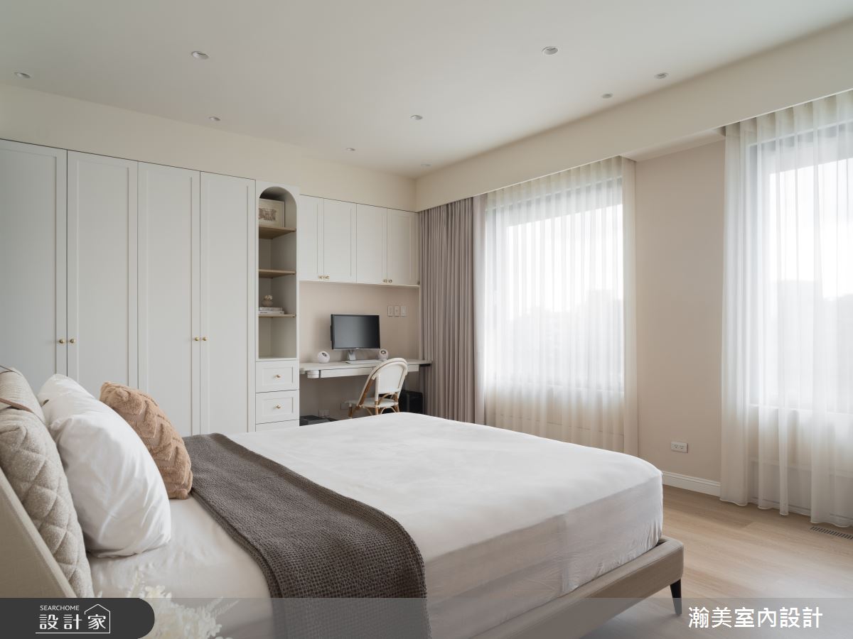 49坪毛胚屋＿休閒美式風臥室案例圖片＿瀚美室內設計＿瀚美_漢普頓風情之14