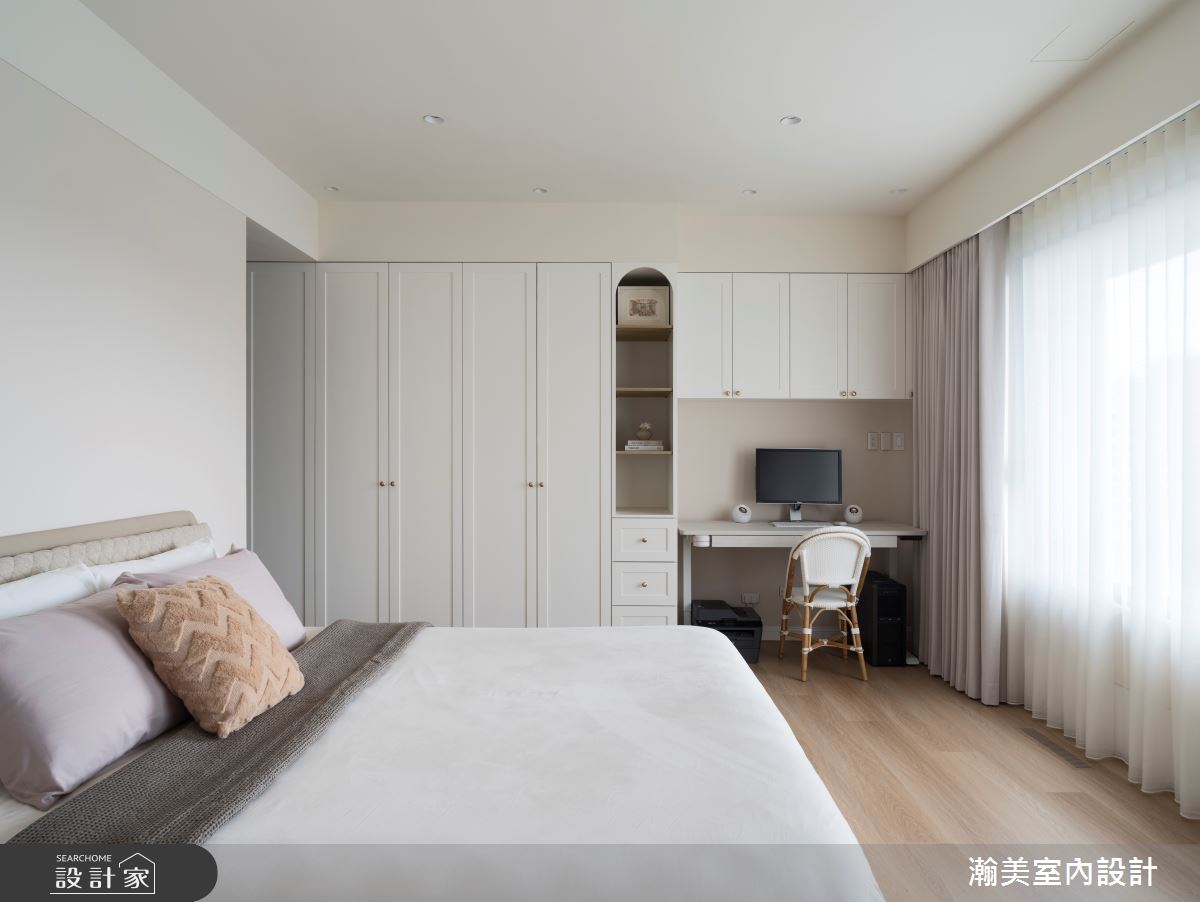 49坪毛胚屋＿休閒美式風臥室案例圖片＿瀚美室內設計＿瀚美_漢普頓風情之15