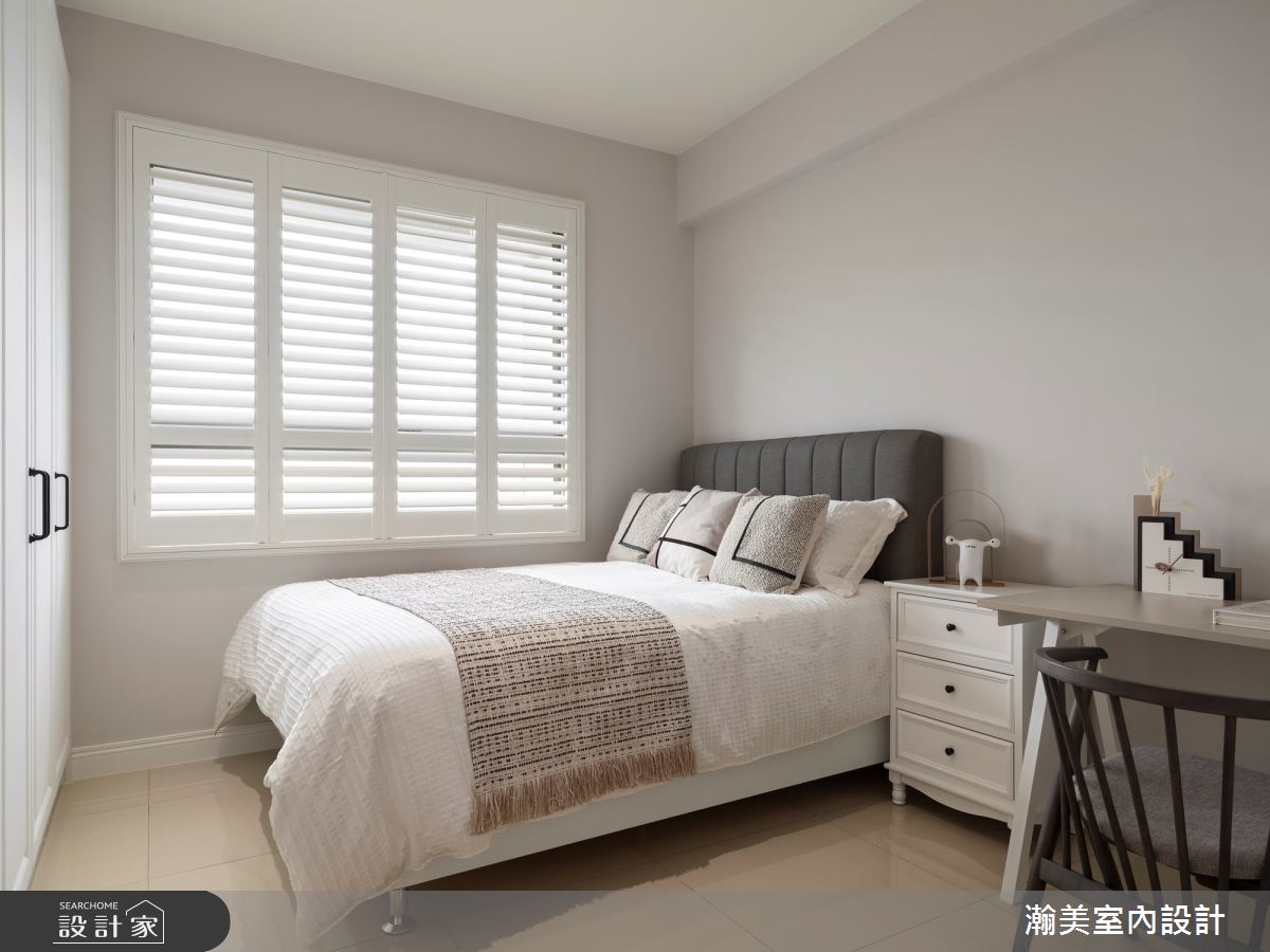 27坪中古屋(5~15年)＿美式風臥室案例圖片＿瀚美室內設計＿瀚美_留白計畫之15