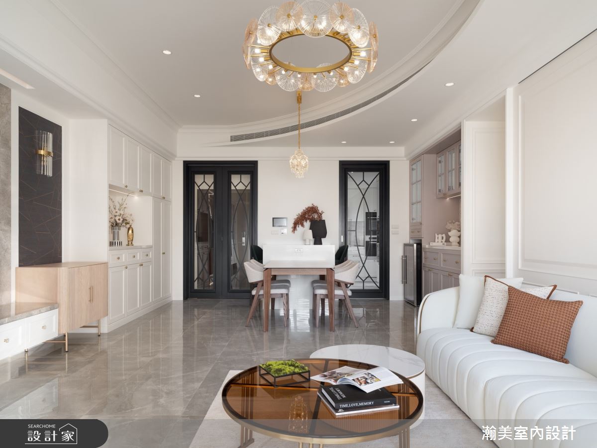 毛胚屋＿美式風客廳餐廳案例圖片＿瀚美室內設計＿瀚美_典雅生活圓舞曲之7