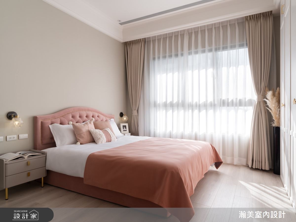 毛胚屋＿美式風臥室案例圖片＿瀚美室內設計＿瀚美_典雅生活圓舞曲之19