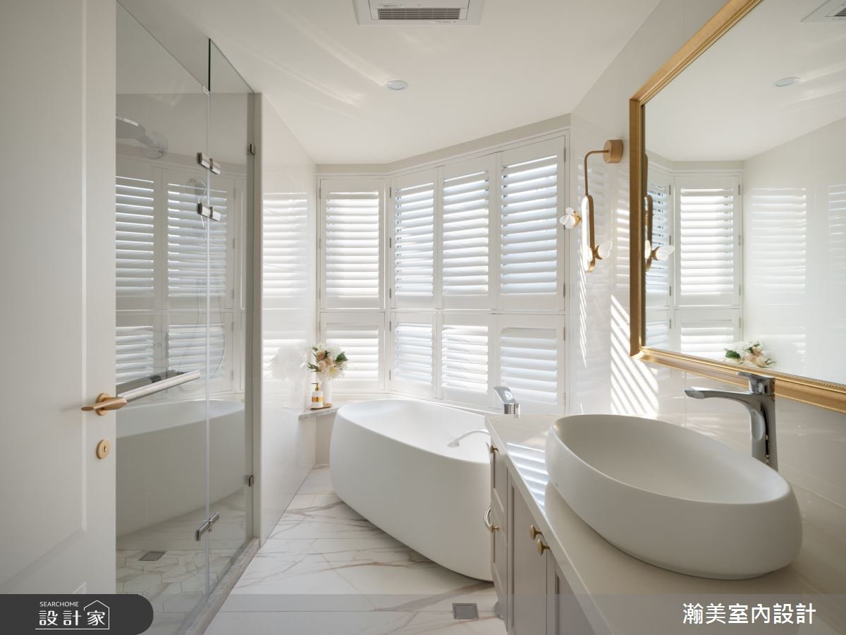 毛胚屋＿美式風浴室案例圖片＿瀚美室內設計＿瀚美_典雅生活圓舞曲之22
