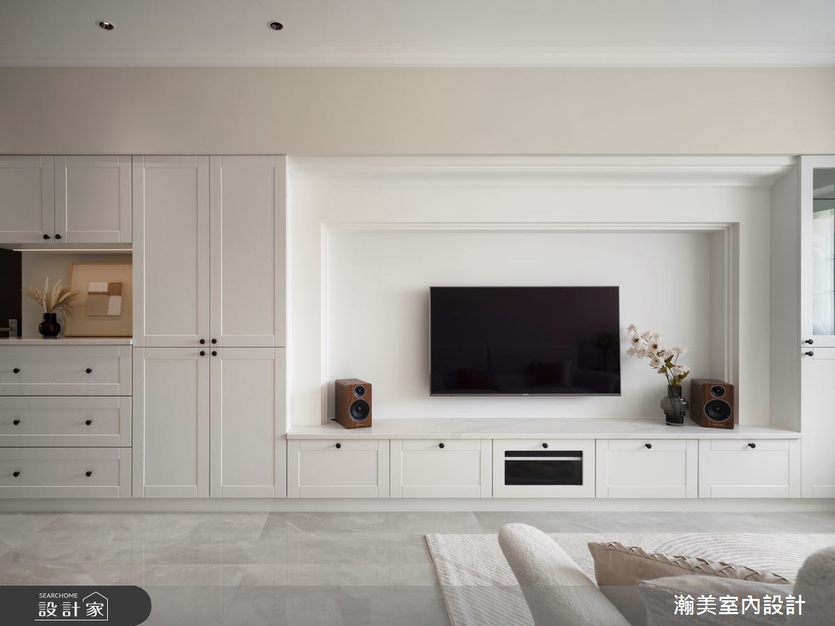 20坪中古屋(5~15年)＿美式風客廳案例圖片＿瀚美室內設計＿瀚美_冉冉愛藏之4