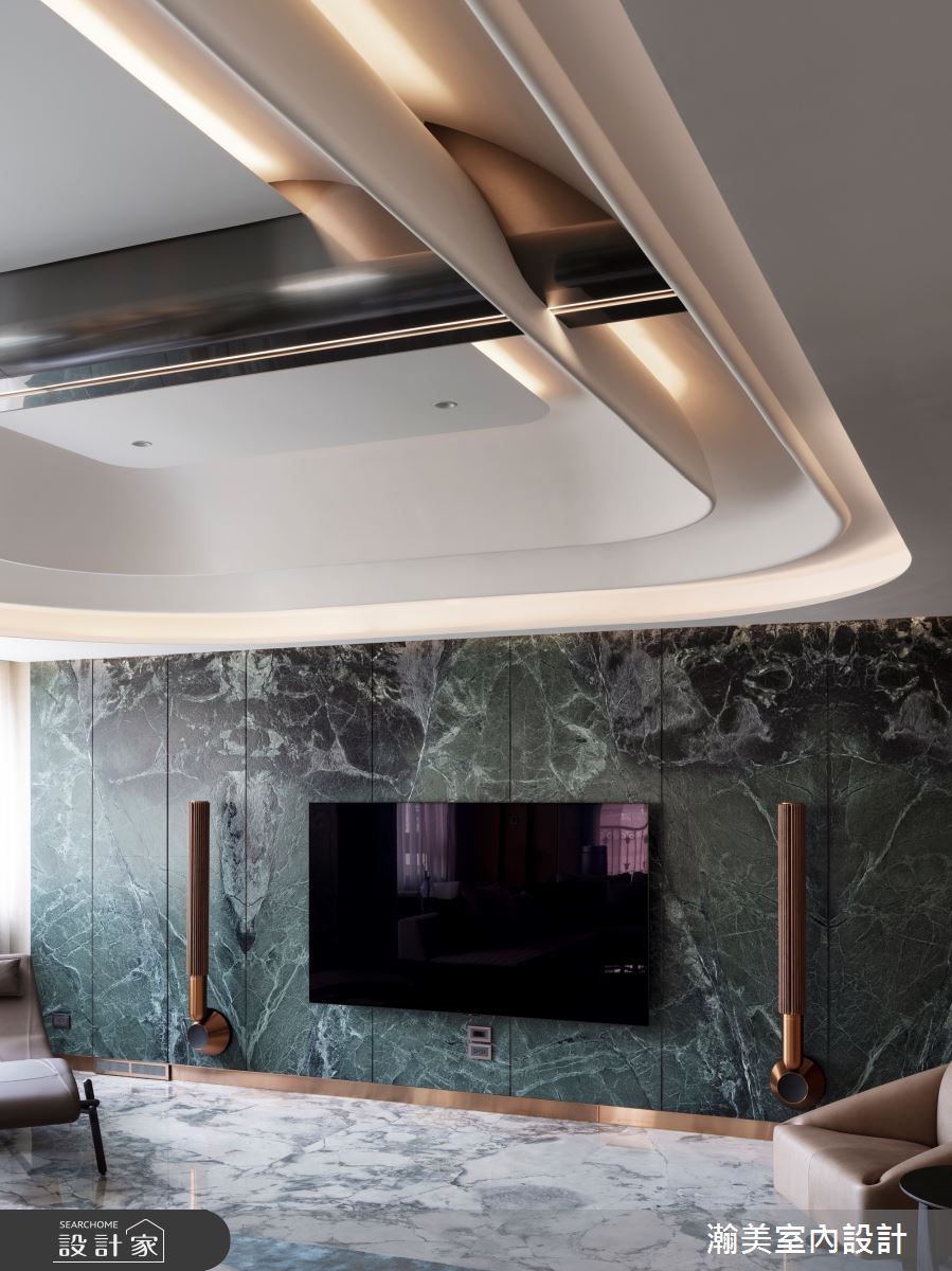 76坪老屋(16~30年)＿奢華風客廳案例圖片＿瀚美室內設計＿瀚美_華美的時光典藏所之15