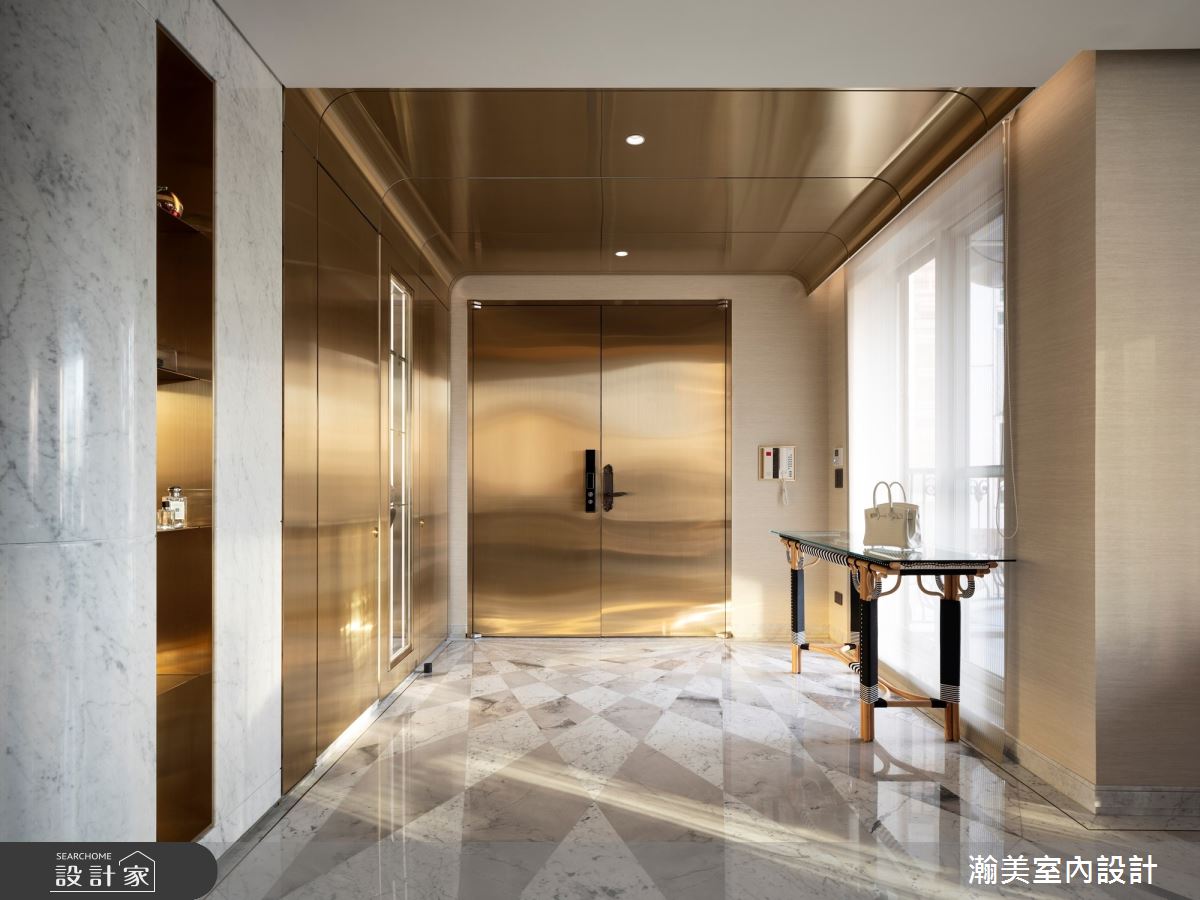 76坪老屋(16~30年)＿奢華風玄關案例圖片＿瀚美室內設計＿瀚美_華美的時光典藏所之3