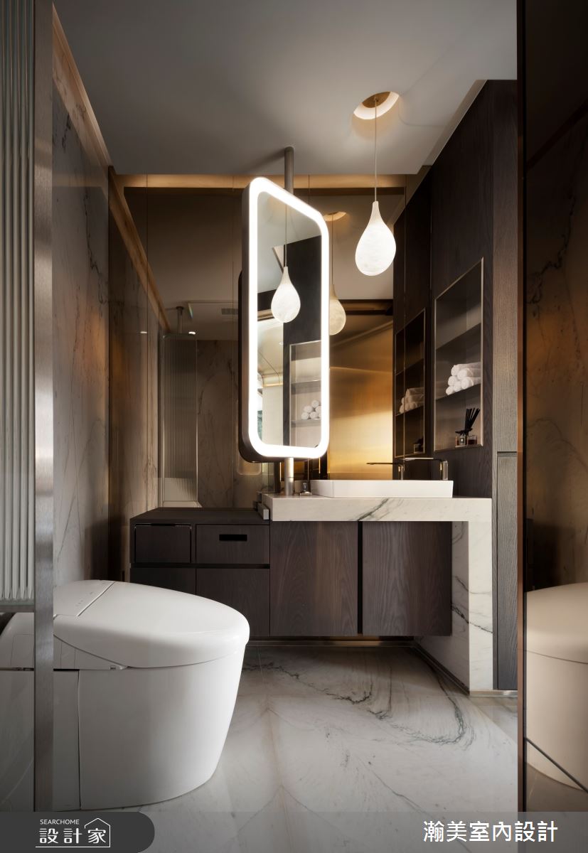 76坪老屋(16~30年)＿奢華風浴室案例圖片＿瀚美室內設計＿瀚美_華美的時光典藏所之21