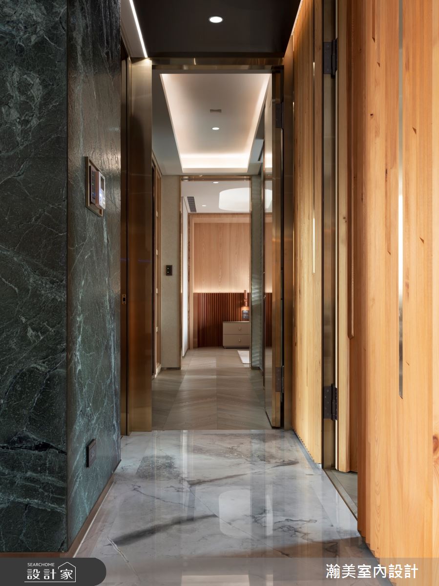 76坪老屋(16~30年)＿奢華風走廊案例圖片＿瀚美室內設計＿瀚美_華美的時光典藏所之22