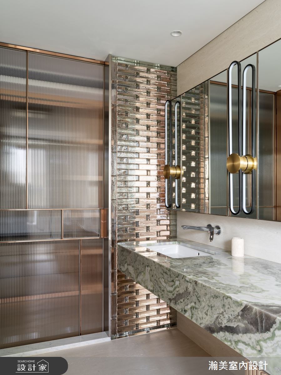 76坪老屋(16~30年)＿奢華風浴室案例圖片＿瀚美室內設計＿瀚美_華美的時光典藏所之32