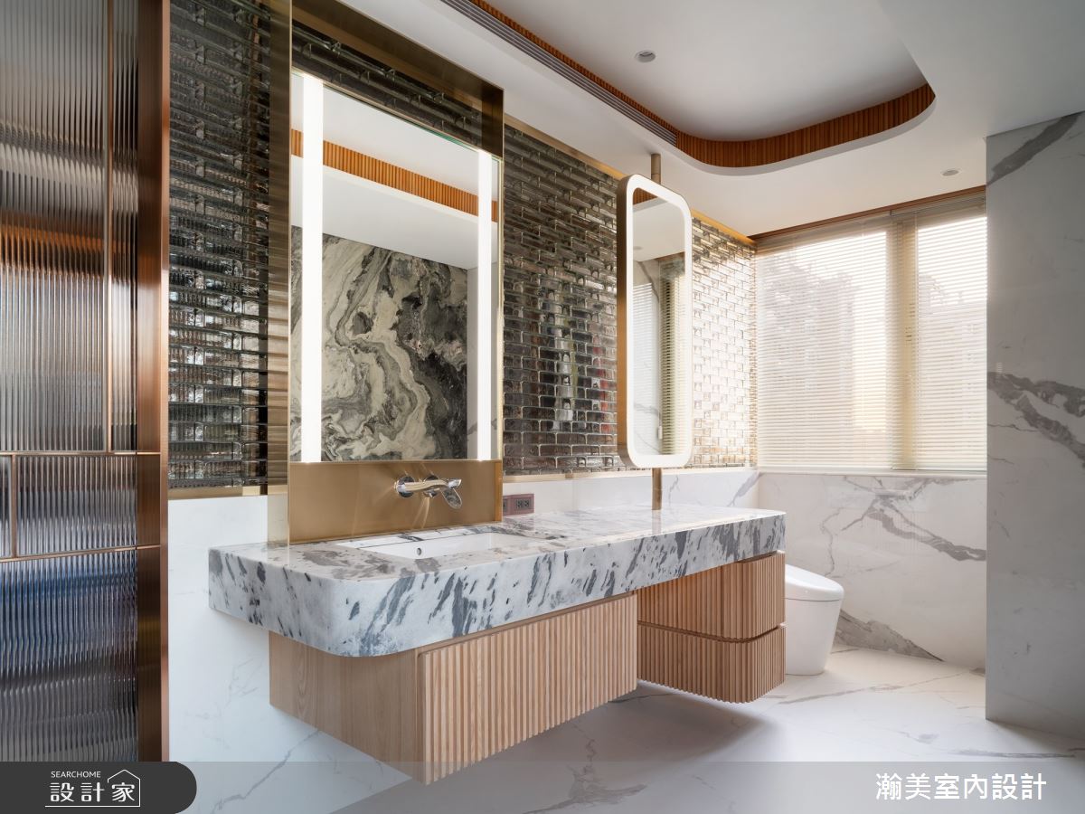 76坪老屋(16~30年)＿奢華風浴室案例圖片＿瀚美室內設計＿瀚美_華美的時光典藏所之51